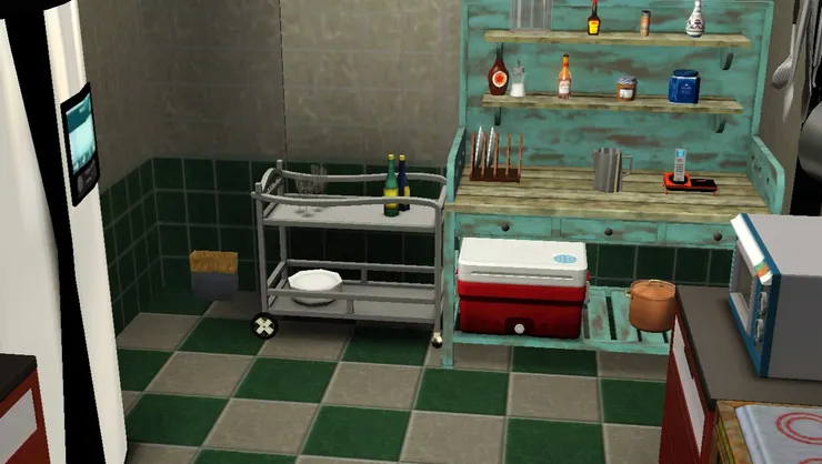 還有餐車可以把很多熱食和餐具推出去。