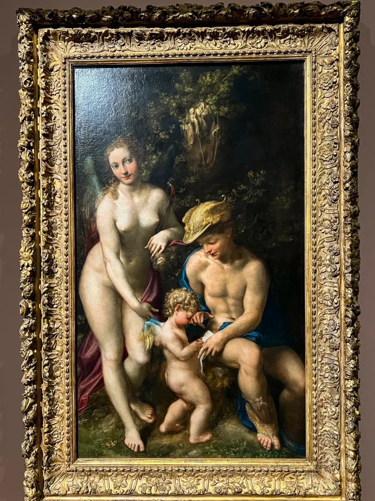 〈維納斯、墨丘利與邱比特（愛的教育）〉