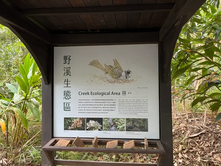 野溪生態區標示