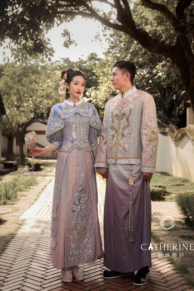 古風婚服首選│漢服│龍鳳掛│秀禾服│中式婚紗│傳統婚服│台北婚紗