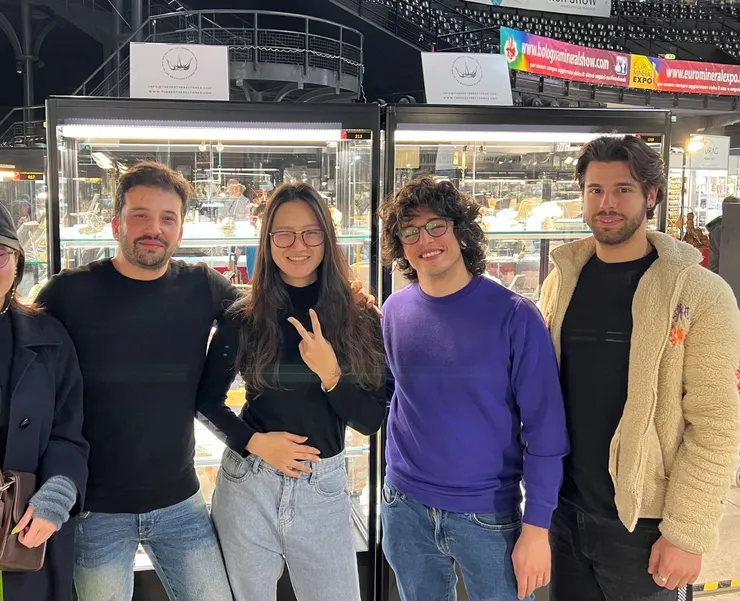 年紀比我還小的弟弟們已經開始進入礦物世界了,他們帥到直接叫他們義大利F4