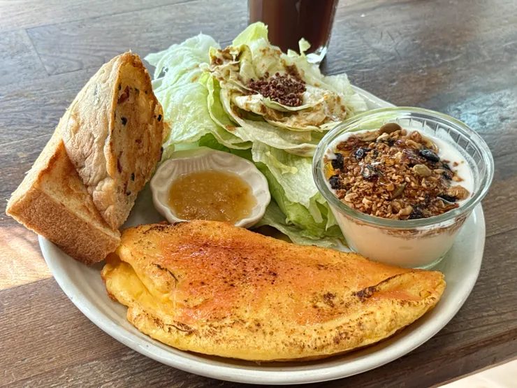 明太子歐姆蛋 340元