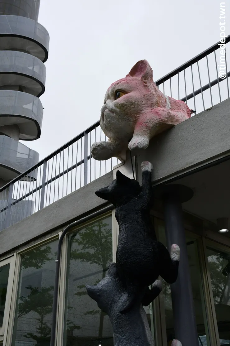 園區四處都能看到貓的意象