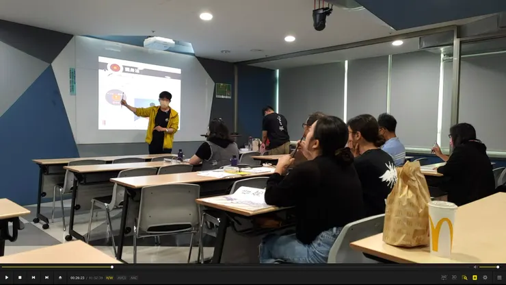 臺中西屯正念書法班:用筆觀念,開筆、執筆、中鋒、側鋒(林冠傑,2023)