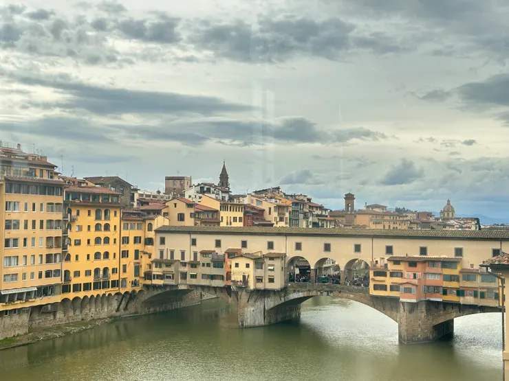 烏菲茲美術館外的風景