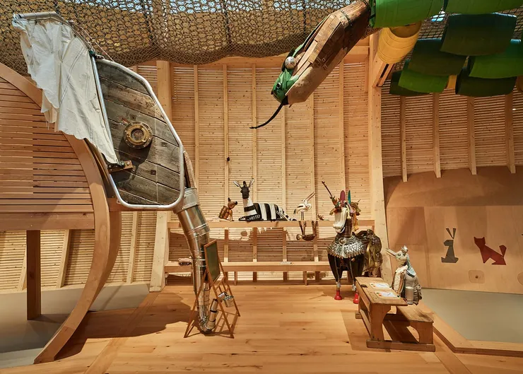 獨角獸、大象以及畫板(攝影：Yves Sucksdorff)