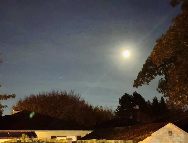 溫哥華中秋節的月娘