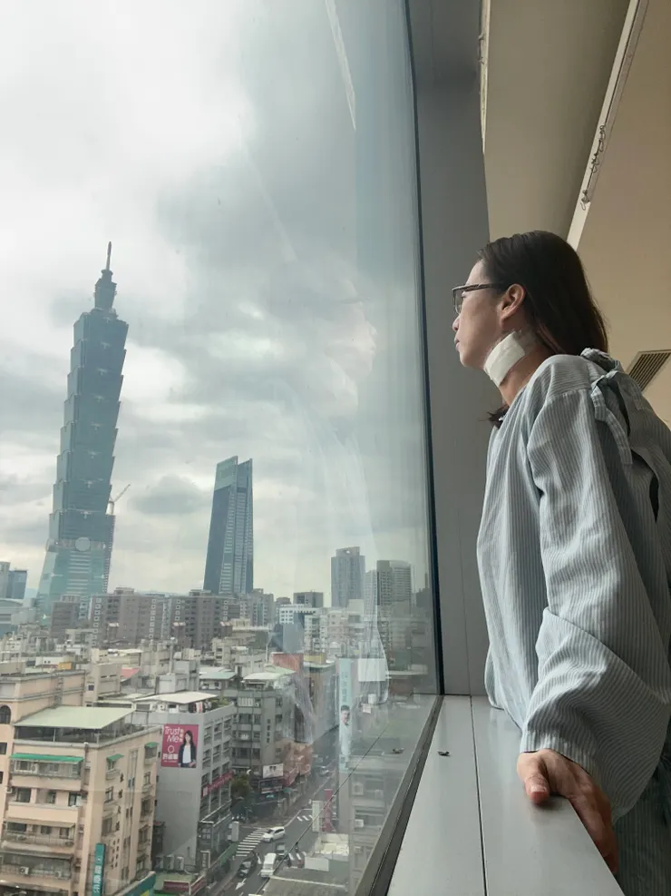 終於可以出院了