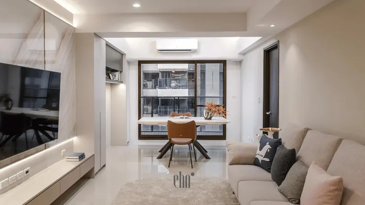 作品設計:I 世界,客廳收納系統櫃樣式