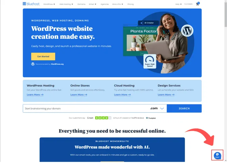 Bluehost 退費 客服