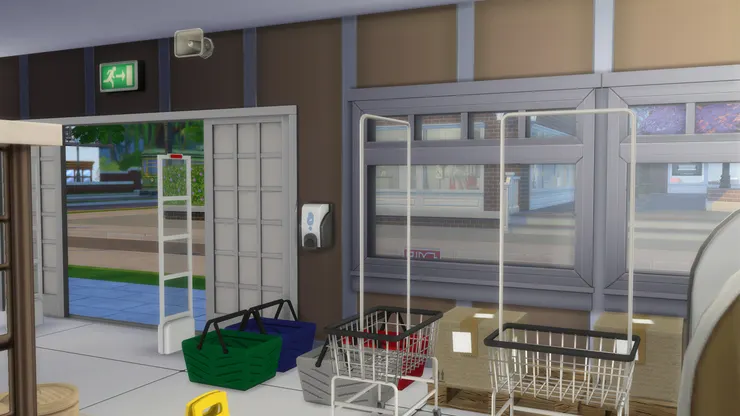 當時那個門口就像這樣，有點雜亂，很有日常人們生活的氣息。