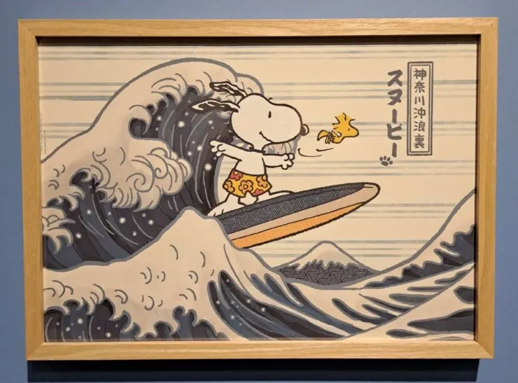 ▲致敬《神奈川沖浪裏》