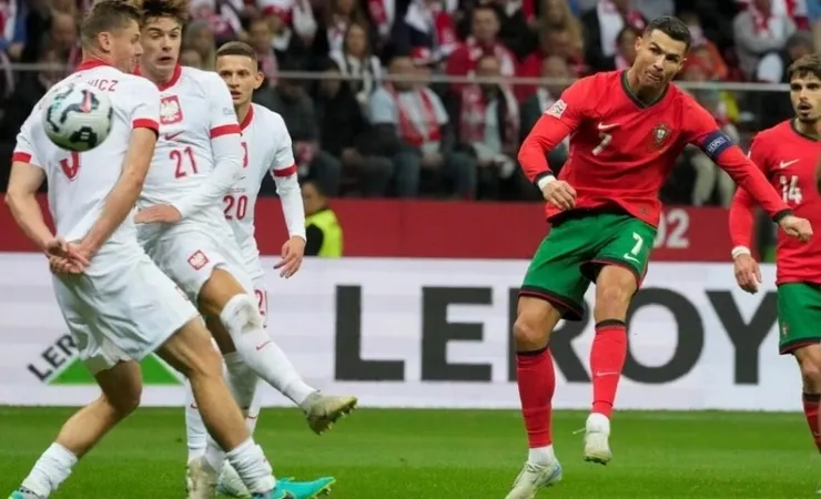 C.朗拿度補射破網助葡萄牙領先2:0