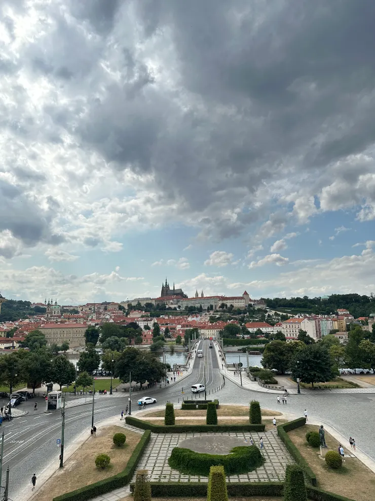 查理士大學正對布拉格城堡，位於市中心