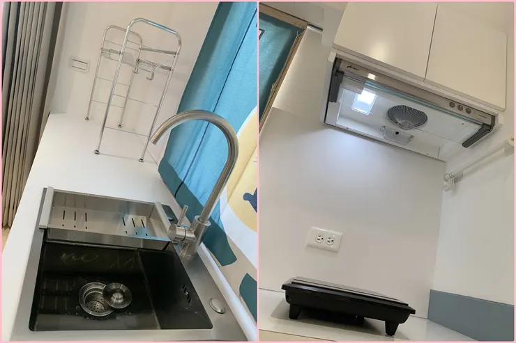 601  房的流理臺、抽油煙機