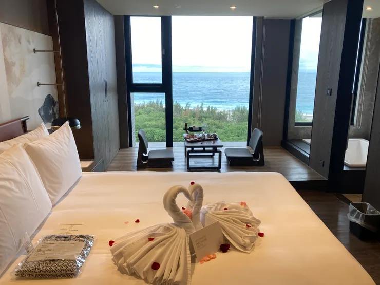 看得到海景的節日專案房型!好喜歡呀!