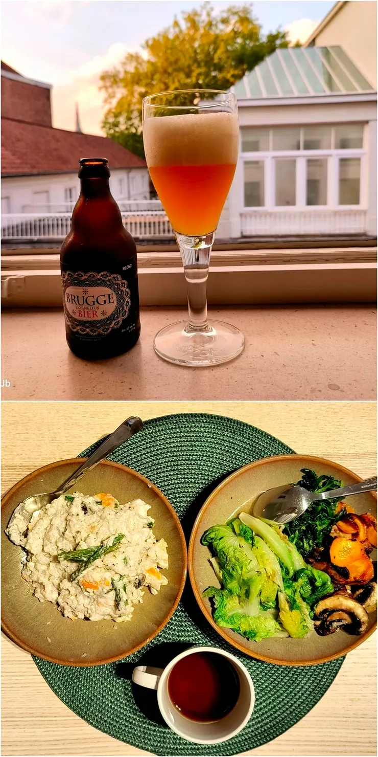 【晚餐忽見彩霞丟下碗筷出門照相】