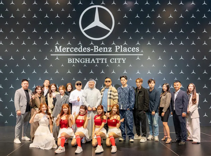 ▲德國百年汽車品牌 Mercedes-Benz 攜手 Binghatti，打造全球首座賓士造鎮計畫，由大囍聚集團／35 線上賞屋全台首發。(圖/創新聞記者陳光蘊翻攝2026.01.18) &nbsp;