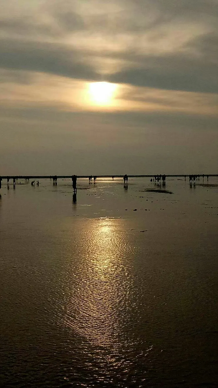 夕陽餘暉真的很美