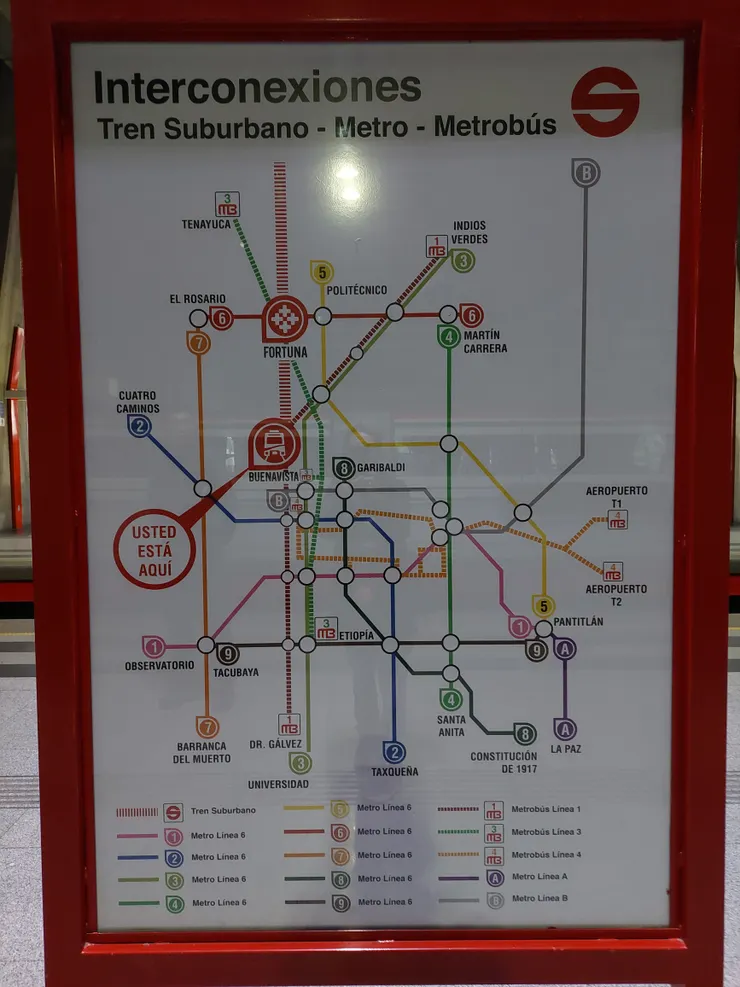 Buenavista 火車站圖