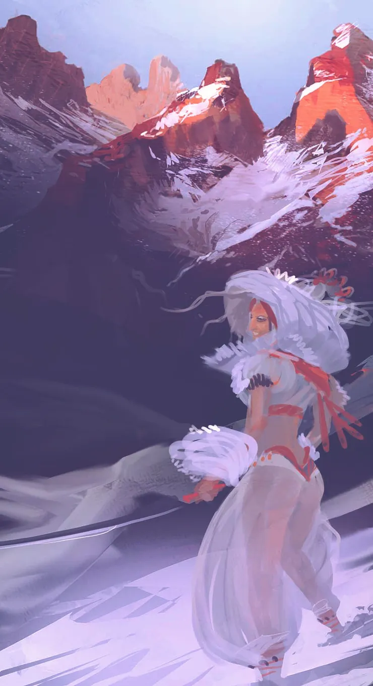 Retro廢案稿-雪山上的格魯德族