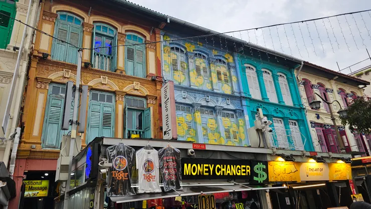 牛車水的五顏六色房子好看極了!