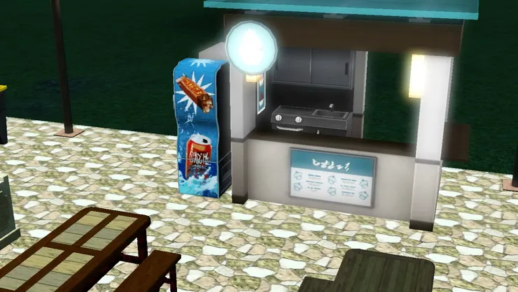 杯子蛋糕攤一點都不特別...可能因為獨市生意,檔主懶於裝飾。