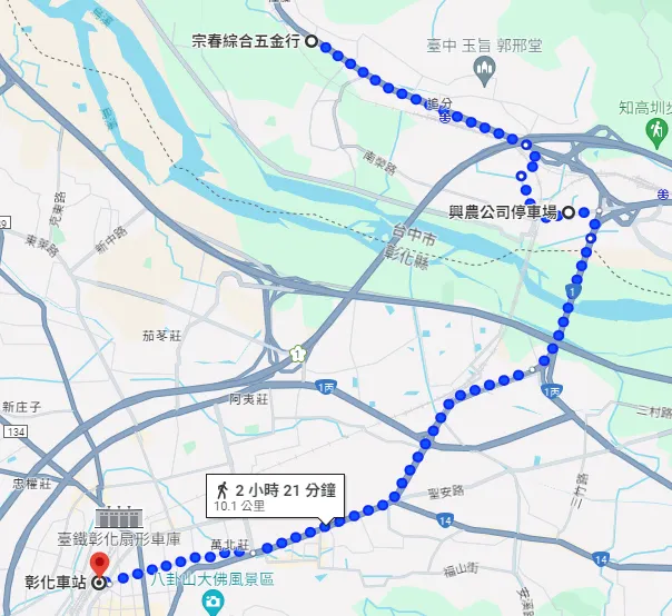 當天遶境路線