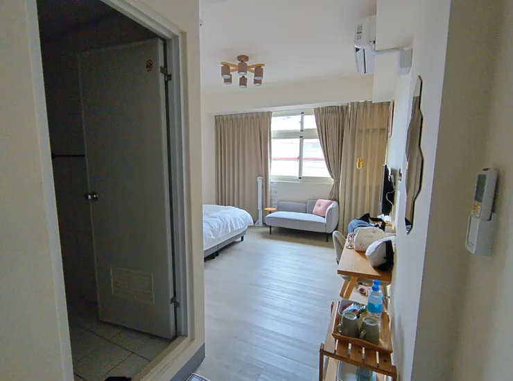 房間的採光很好