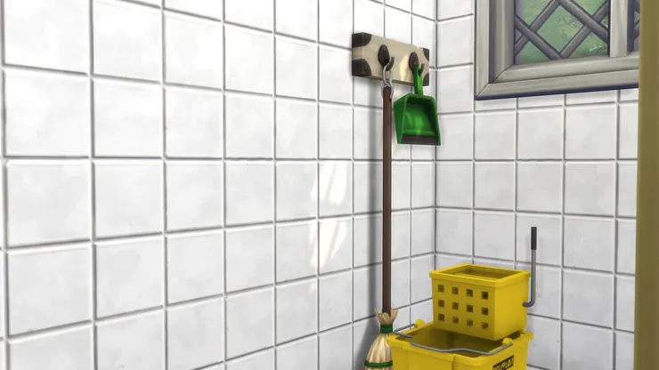 清潔工具也放在這裏。