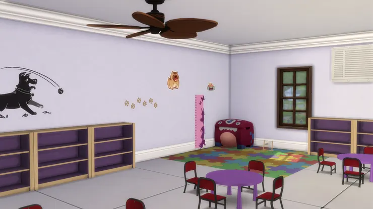 這課室也有吊扇，但不知會不會用。