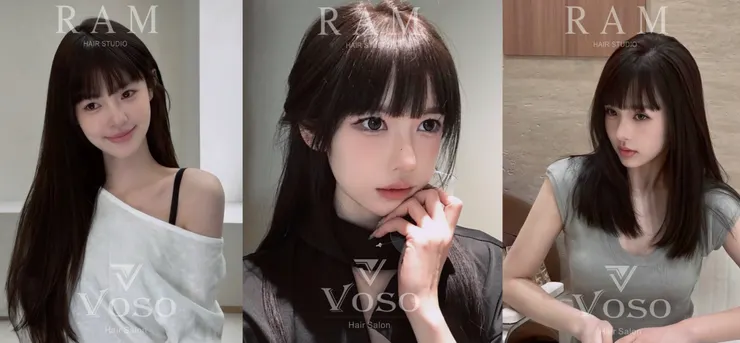 高雄推薦剪髮 VOSOHAIR & RAMHAIR：厚瀏海搭配縮毛矯正，解決高額頭困擾並賦予髮絲精品級光澤