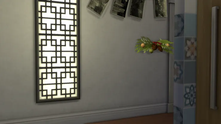 聖誕植物，但不知真還是假。