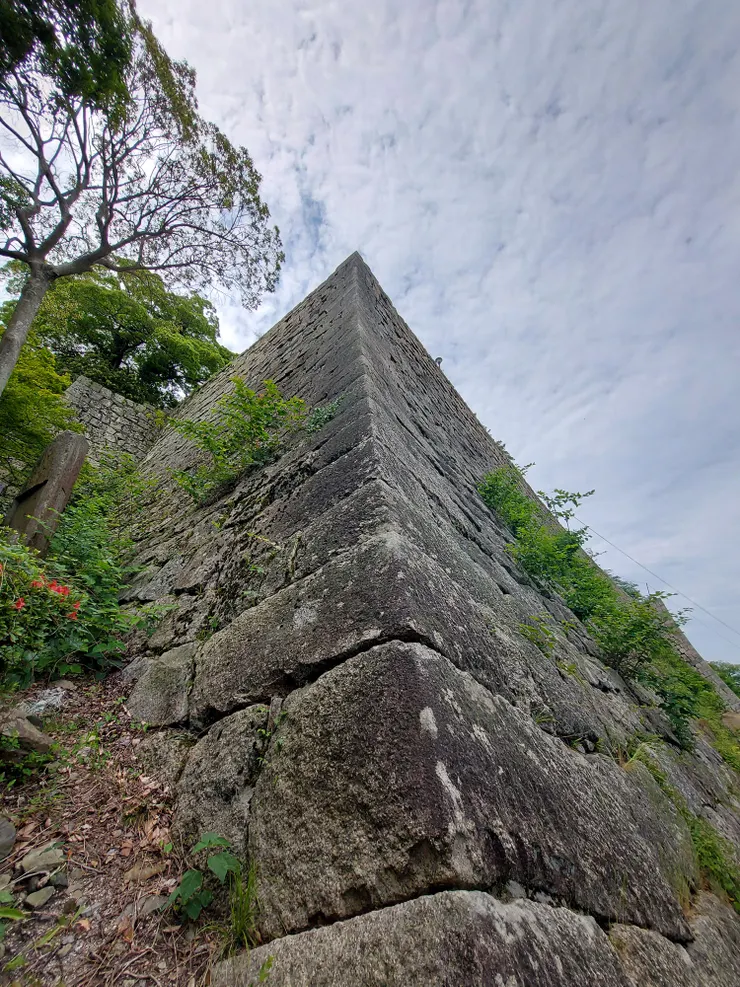 展現力與美的扇形斜坡石垣