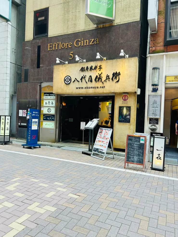 攝於銀座巷弄(對面候位中)