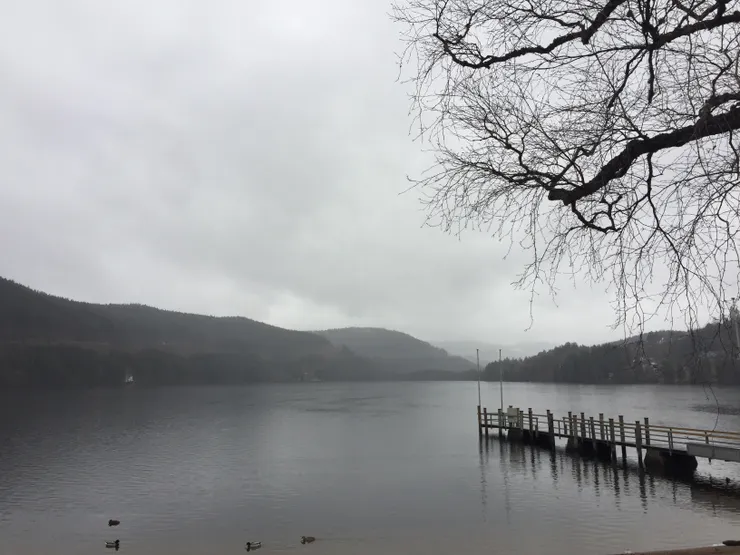 被黑森林環繞的蒂蒂湖帶著蕭瑟與滄桑