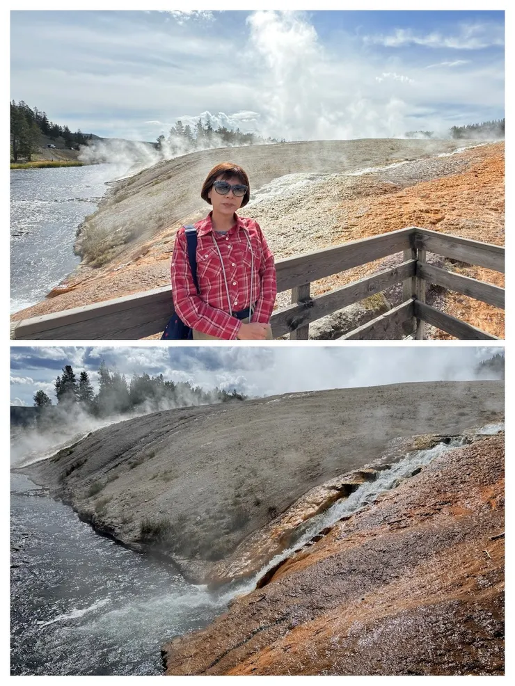 黃澄澄好像台灣黃金瀑布迷你版