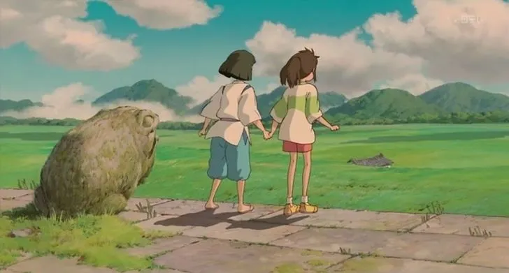 1.無論前面的路有多崎嶇，只要你再往前走，就永遠比站在原地幸福。__千與千尋