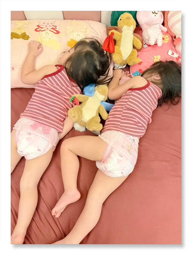 睡覺不愛穿小褲褲，只穿布布