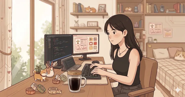 Rin 梨子的工作狀態｜Gimini