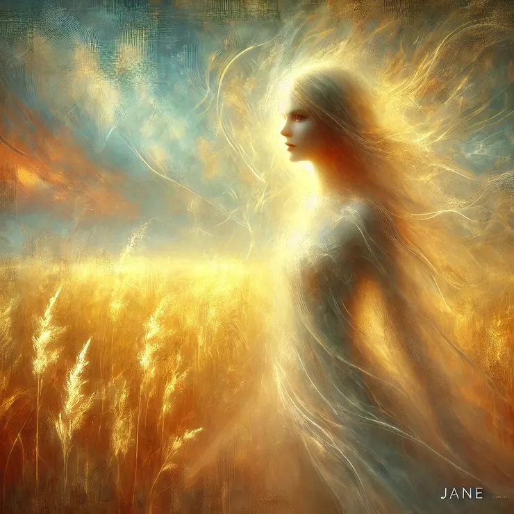 The image before her whispered softly, an artifact of warmth and vulnerability. Jane knew this was no ordinary portrait—it was a gateway to a memory suspended in the in-between.