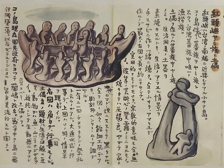 臺灣原住民族工藝圖譜。立石鐵臣繪圖