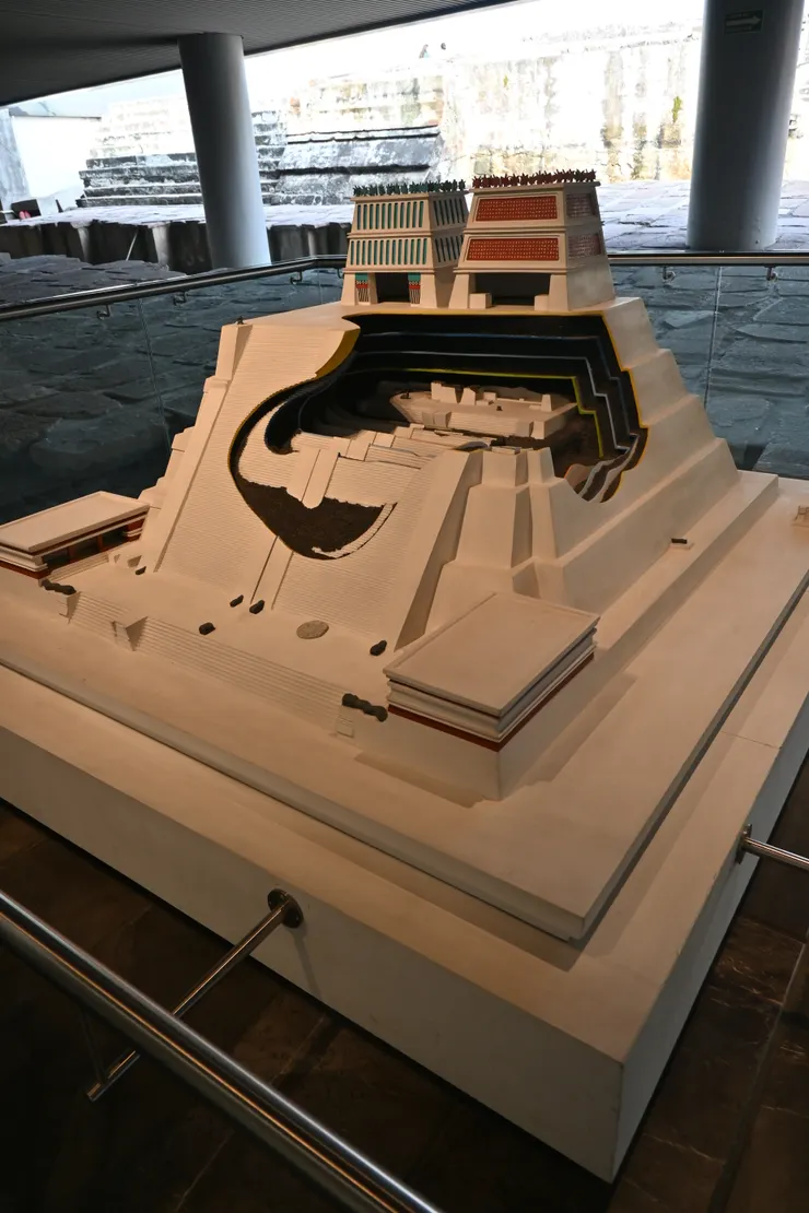 Templo Mayor Museum 內大神廟模型