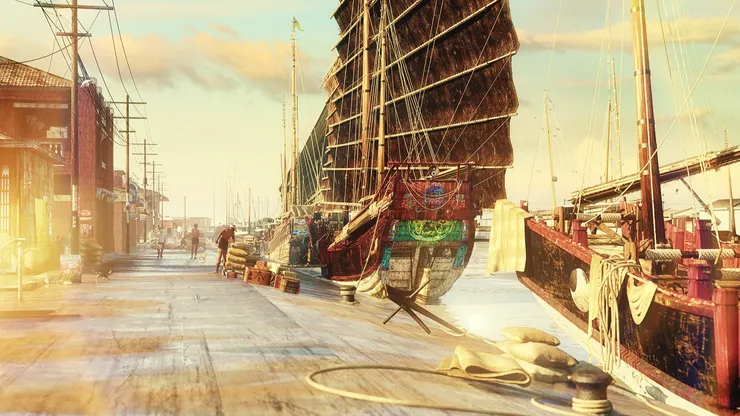 1930年代 臺南運河盲段 3D情境模擬圖