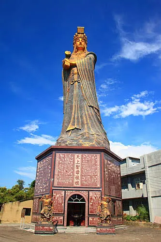 天上聖母巨像（圖片截圖於網路）