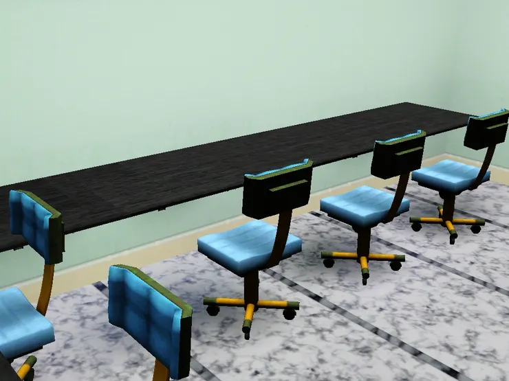 其實我以前有個工作環境也是這樣，圍個U字形，怪不得有點似曾相識。