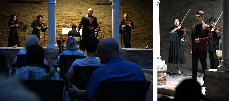 男中音（Baritone）、假聲男高音（Countertenor）師生同場演出