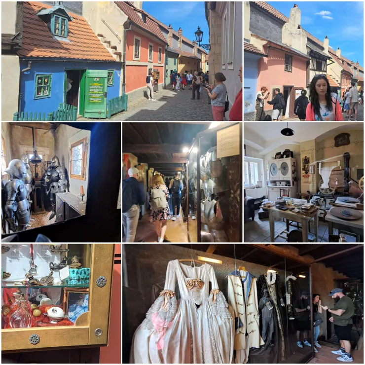 必遊的黃金巷...中古世紀民居..二樓有展覽各式兵器盔甲和酷刑..古代用品服裝等