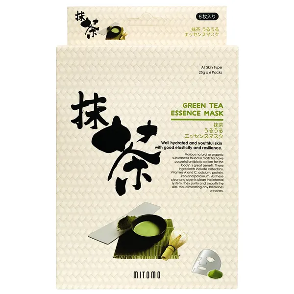 MITOMO 超潤面膜-抹茶(圖源:日藥本舖)