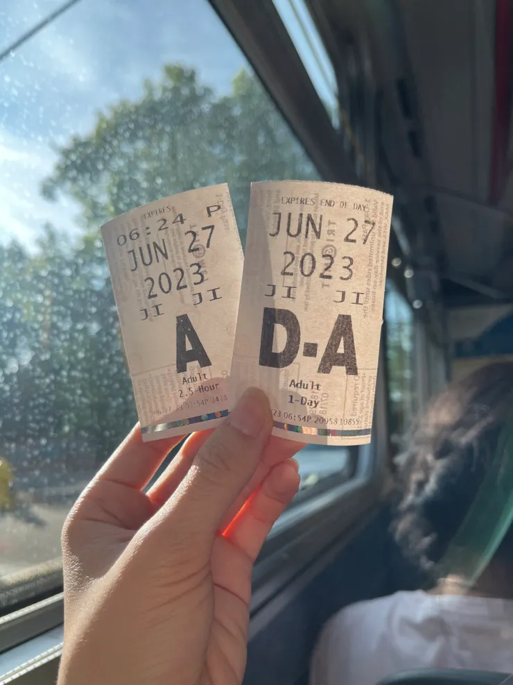 ▲附個夕陽光車票，這種美麗光線是下午7點